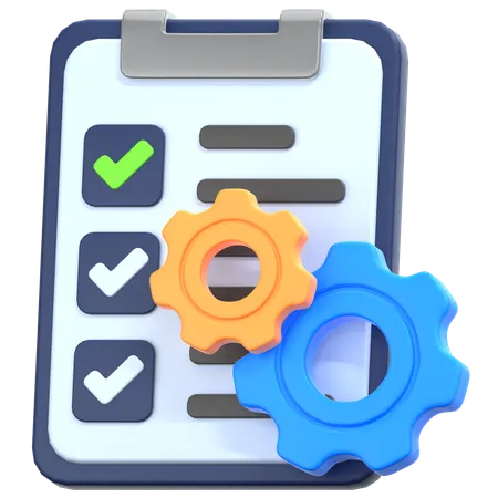 Project Management  3D Icon
