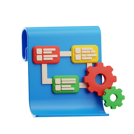 Project Management  3D Icon