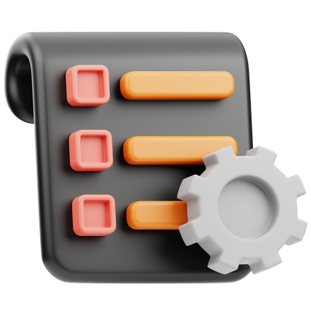 Project Management  3D Icon