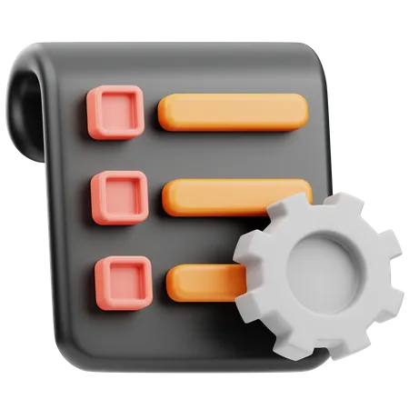 Project Management  3D Icon