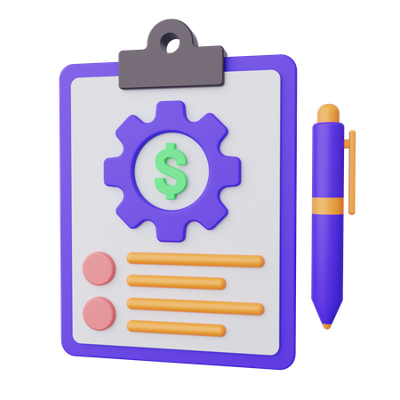 Project Management  3D Icon