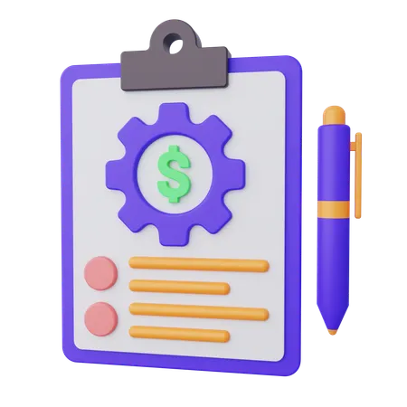 Project Management  3D Icon