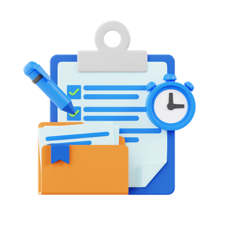 Project Management  3D Icon