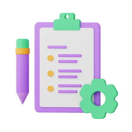 Project Management  3D Icon