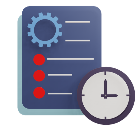 Project Management  3D Icon