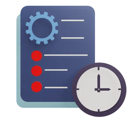 Project Management  3D Icon