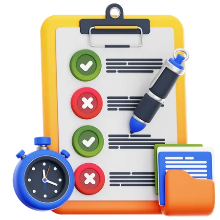 Project Management  3D Icon