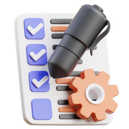 Project management  3D Icon