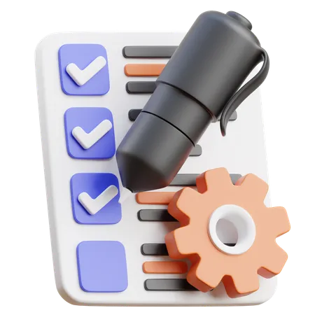 Project management  3D Icon