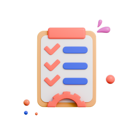 Project Management  3D Icon