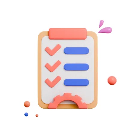 Project Management  3D Icon