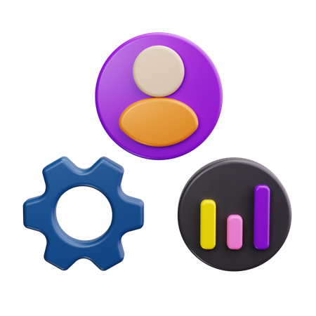 Project Management  3D Icon