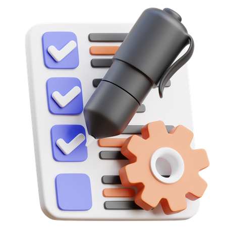 Project management  3D Icon