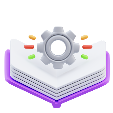Project Management Guide 3D Icon