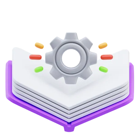 Project Management Guide 3D Icon