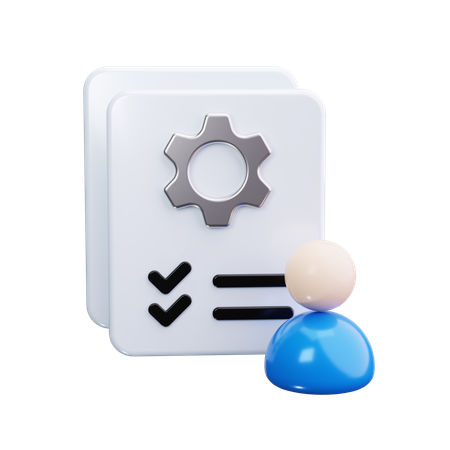 Project Planning  3D Icon