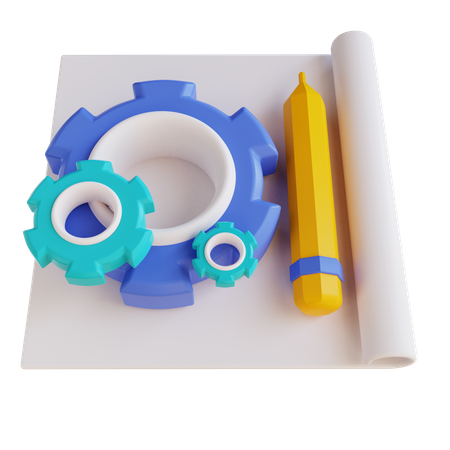 Project Planning  3D Icon