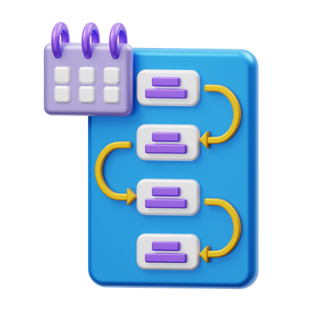 Project Planning  3D Icon