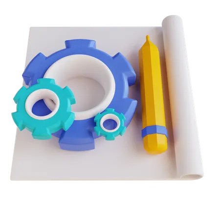 Project Planning 3D Icon