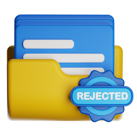 Project Rejected  3D Icon