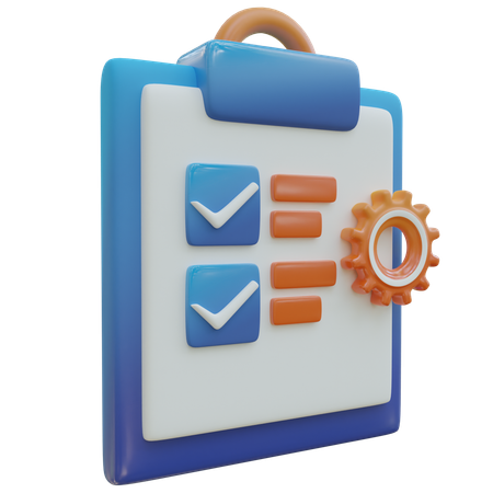 Project Task Management  3D Icon