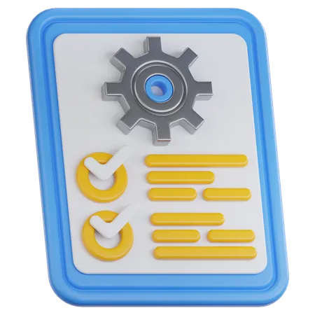 Project Task Management  3D Icon