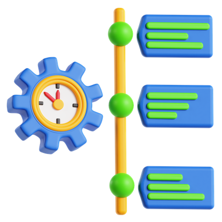 Project Timeline  3D Icon