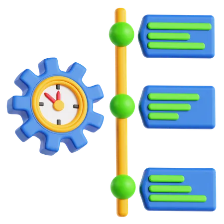 Project Timeline  3D Icon