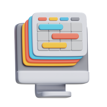 Project Timeline  3D Icon