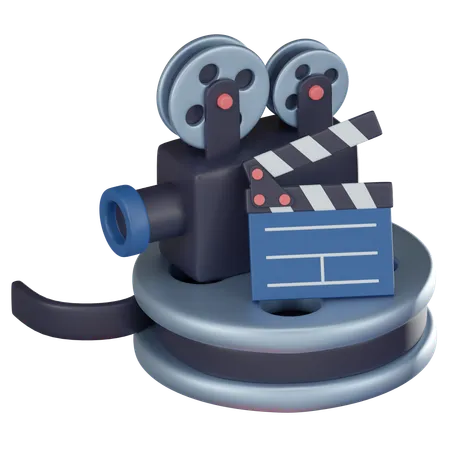 Projecteur de film  3D Icon