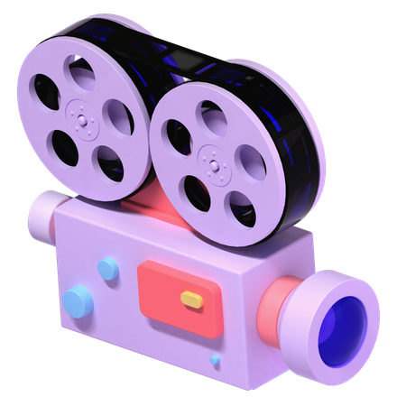 Projecteur de film  3D Icon