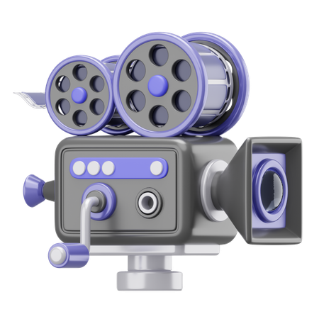 Projecteur de film  3D Icon