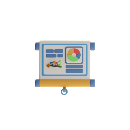Projector Screen  3D Icon
