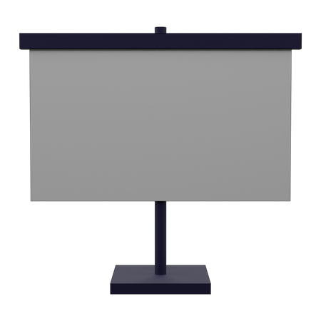 Projector Screen  3D Icon