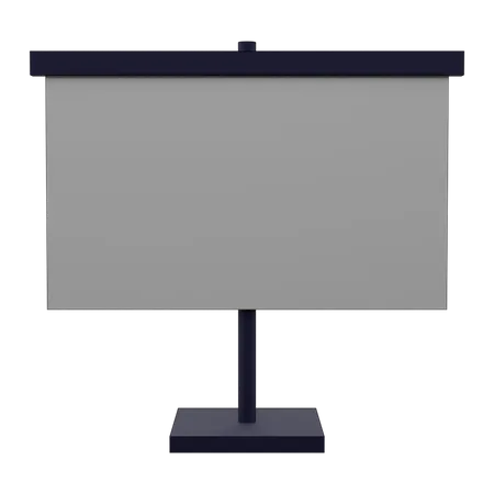 Projector Screen  3D Icon