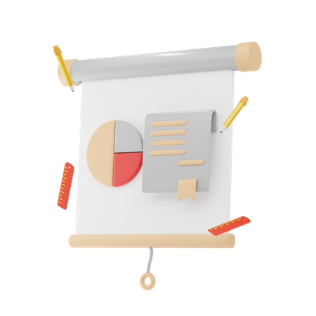 Projector Screen  3D Icon