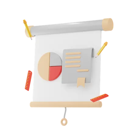 Projector Screen  3D Icon