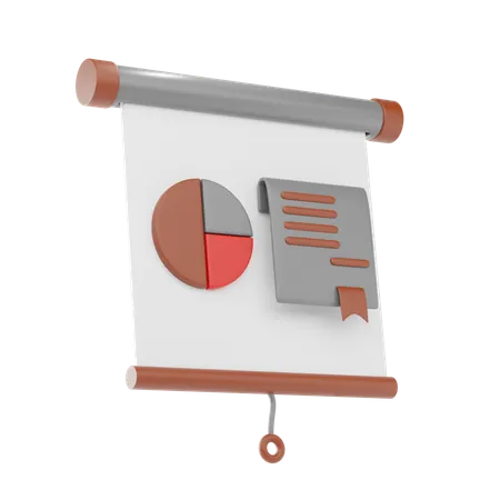 Projector Screen  3D Icon