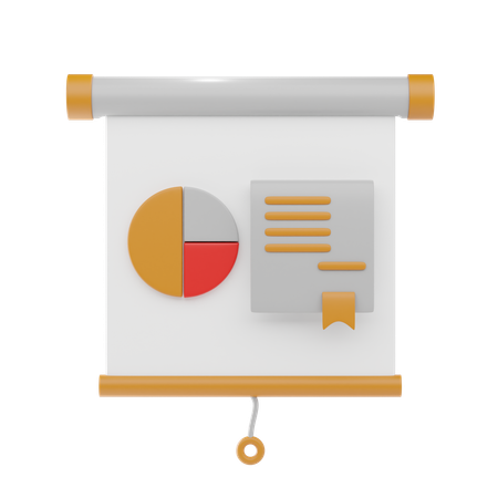 Projector Screen  3D Icon