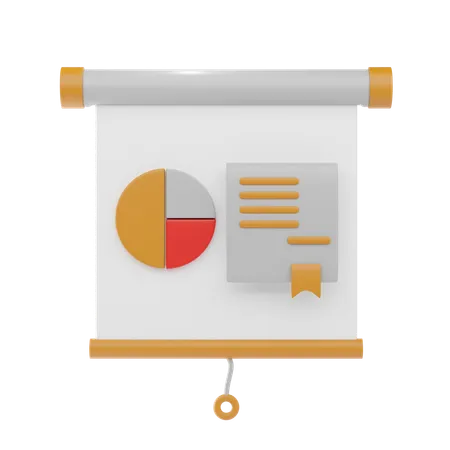 Projector Screen  3D Icon
