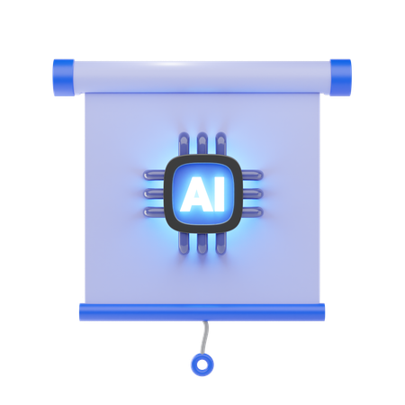 Projector Screen  3D Icon