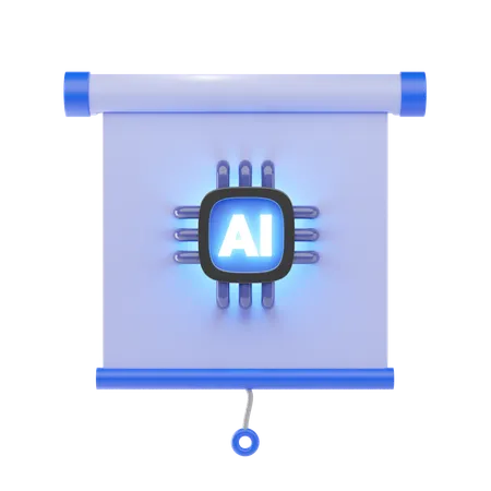 Projector Screen  3D Icon