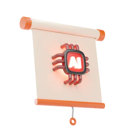 Projector Screen  3D Icon
