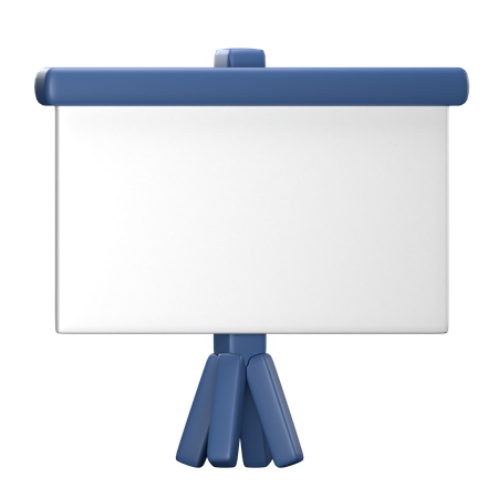 Projector Screen  3D Icon