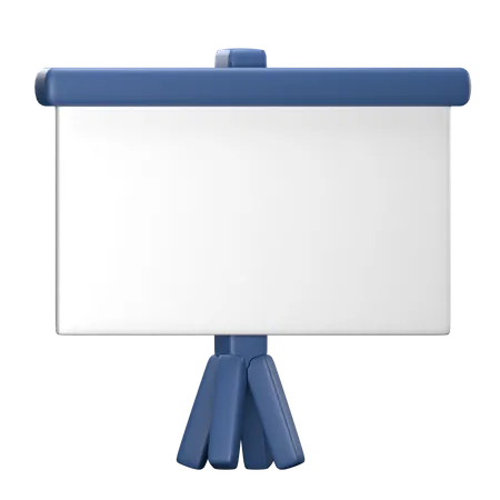 Projector Screen  3D Icon
