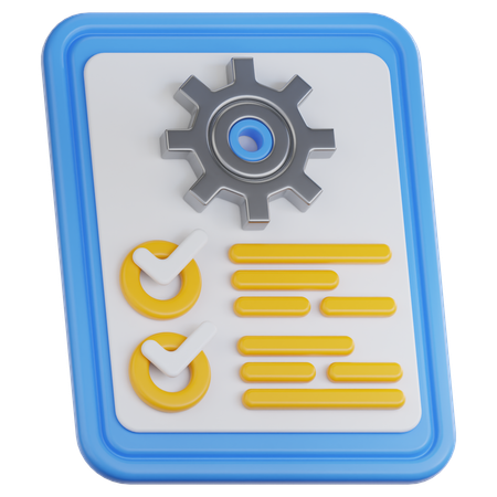 Projektaufgabenmanagement  3D Icon