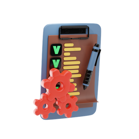 Projektmanagement  3D Icon