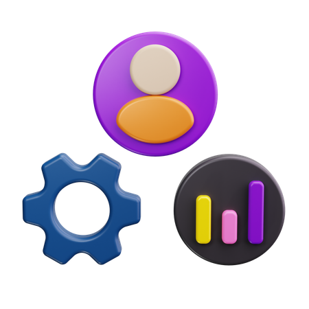 Projektmanagement  3D Icon