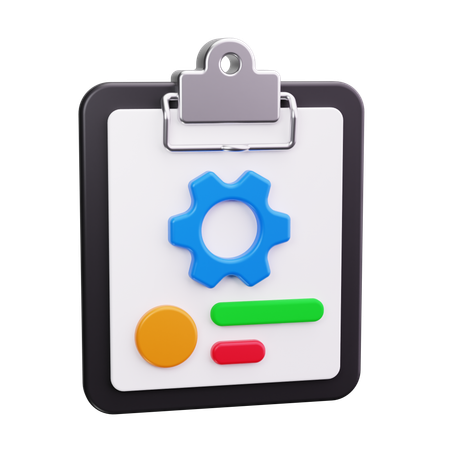 Projektmanagement  3D Icon