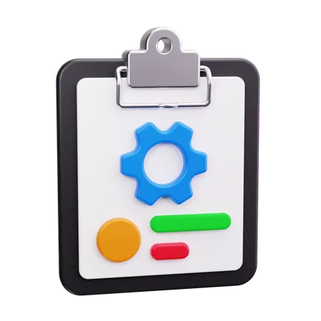 Projektmanagement  3D Icon